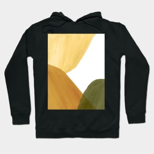 Autumn tone abstract shapes 2 Hoodie